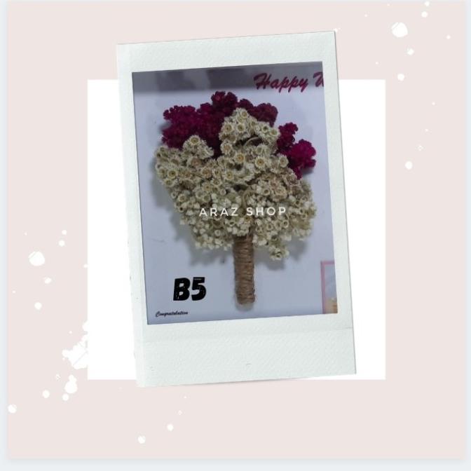 Diskon Frame 3D Araz Bingkai Foto Custom Lampu Buket Bunga Kering Dinding