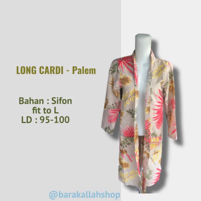 outer/outer cardigan/outer kekinian /outer murah Sudan FREE HIJAB