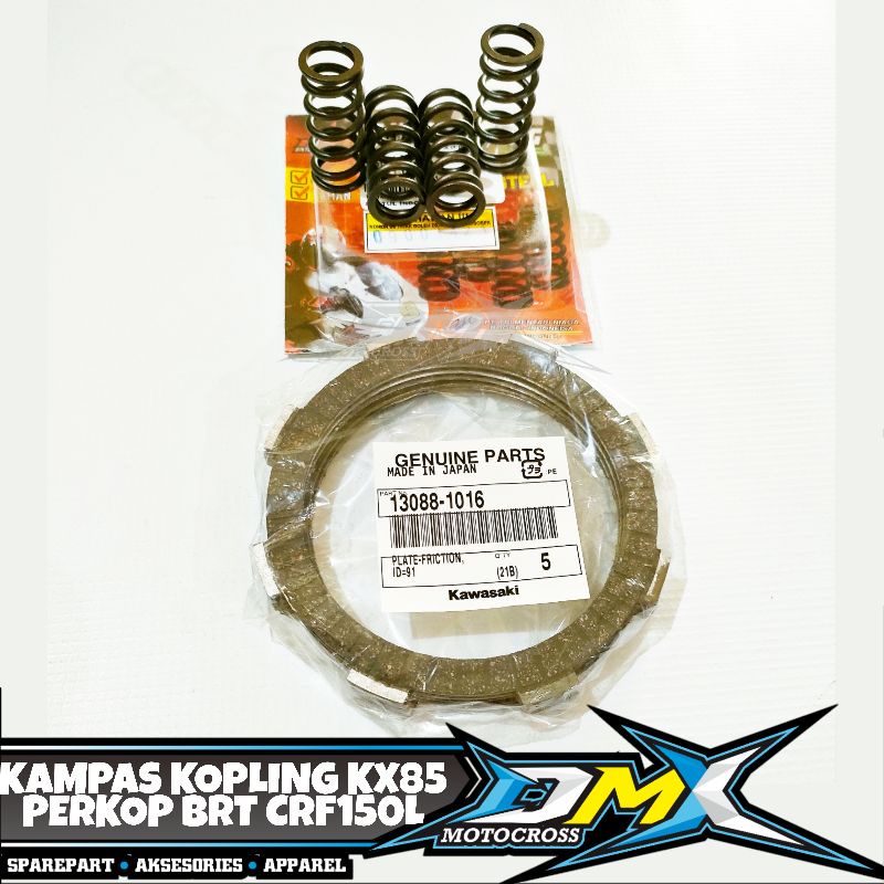 KAMPAS KOPLING KX85 ORIGINAL JAPAN & PER KOPLING PNP KLX DTRACKER 150 CRF150L