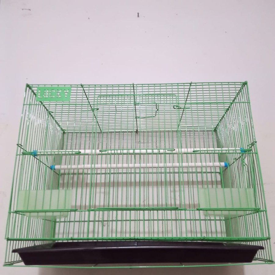 kandang besi lipat /sangkar besi lipat umbaran lovebird