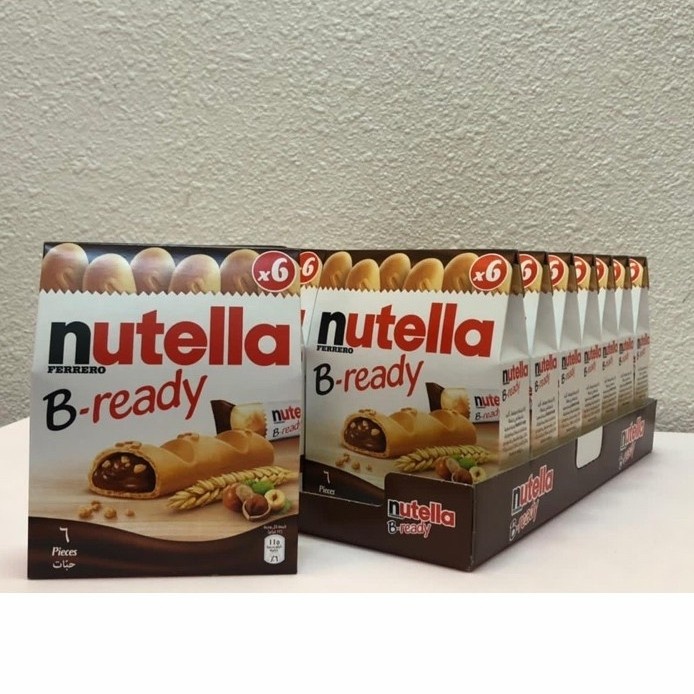 Coklat Arab - Nutella Ferrero Wafer Coklat Daru Arab Saudi Isi 6 Pcs