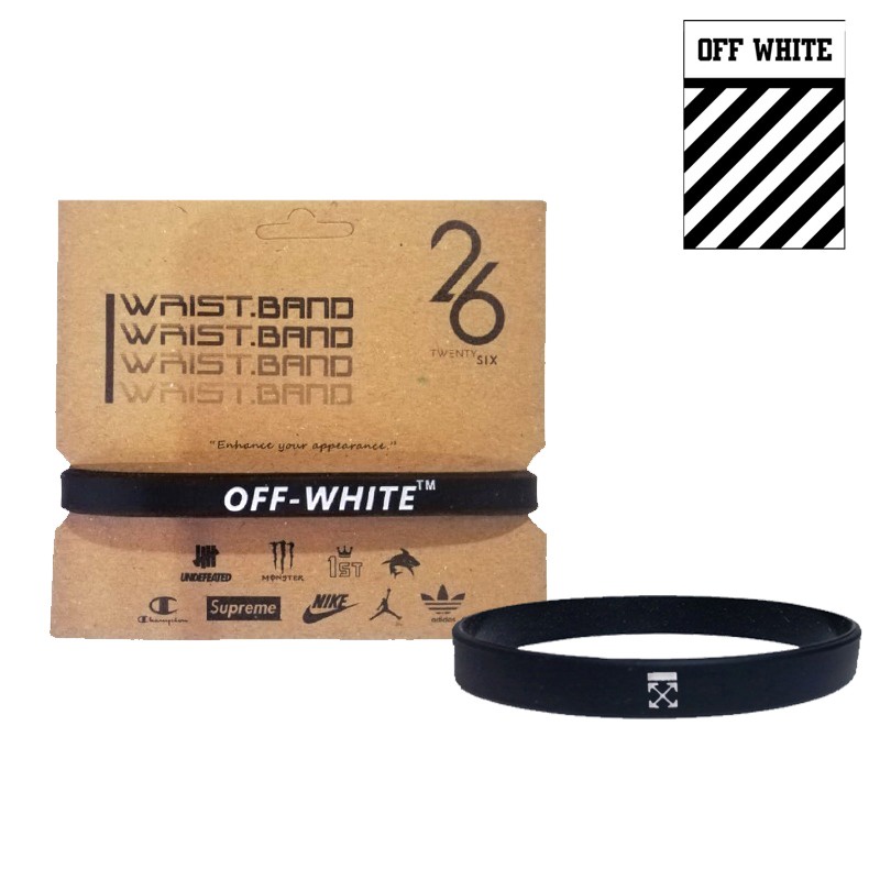 OFF WHITE Gelang Pria Bracelet BAYAR DITEMPAT NEW