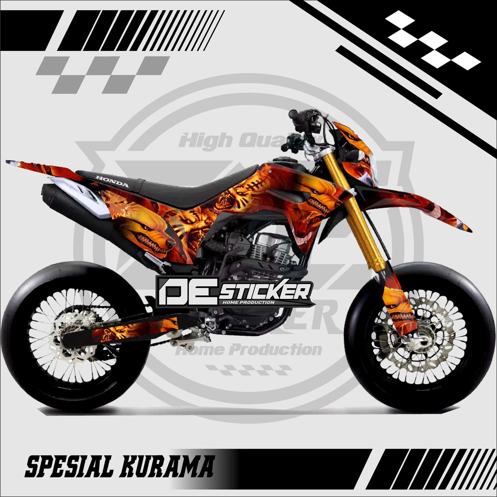 decal sticker crf 150 l tema kurama