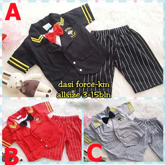 Baju Bayi Laki Laki Setelan Baju Kondangan Bayi Force