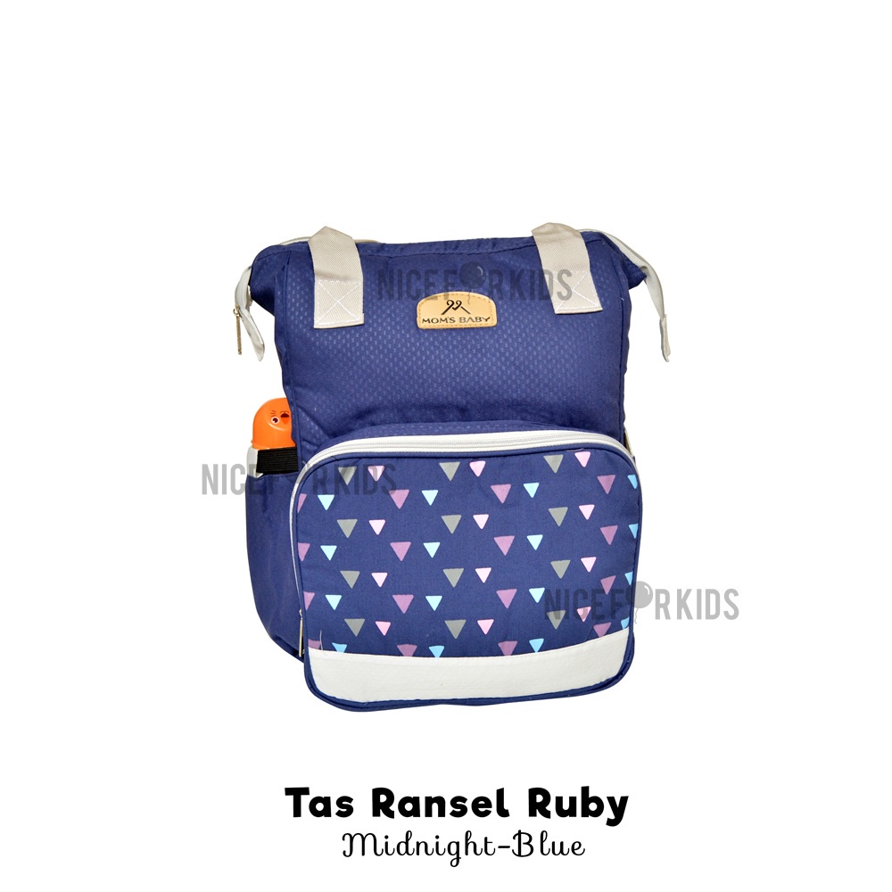 Mom's Baby Tas Bayi Ransel Besar Bayi Ruby Series MBT3042 / Tas Perlengkapan Bayi