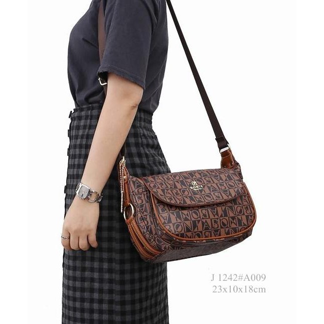 TAS WANITA SELEMPANG SATCHEL BAG 1242#A009