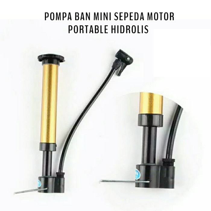 Pompa Angin Mini Ban Sepeda Motor Mobil Pompa Tangan Hidrolis Pelampung Pump Portable