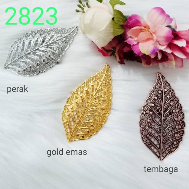 chandrasurya Bros Hijab DAUN Etnik Kebaya Jogja Aksesoris Wanita Cantik Premium 2823