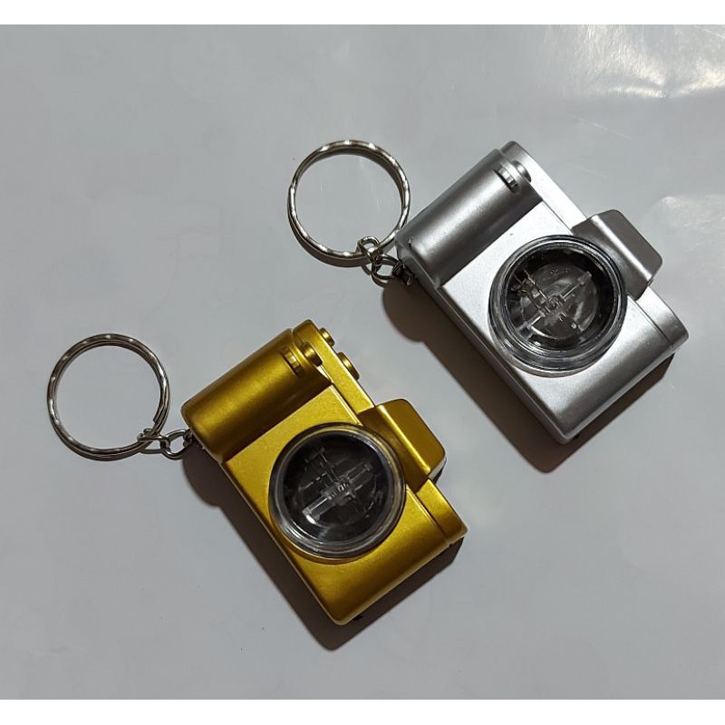 Gantungan Kunci Model Kamera Camera Nyala Lampu Kelap Kelip Souvenir