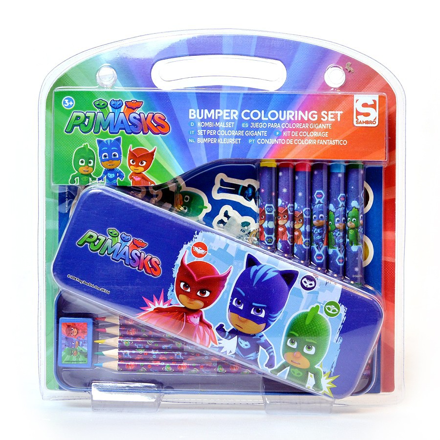 

PJ Mask Bumper Colouring Set PJM-6448