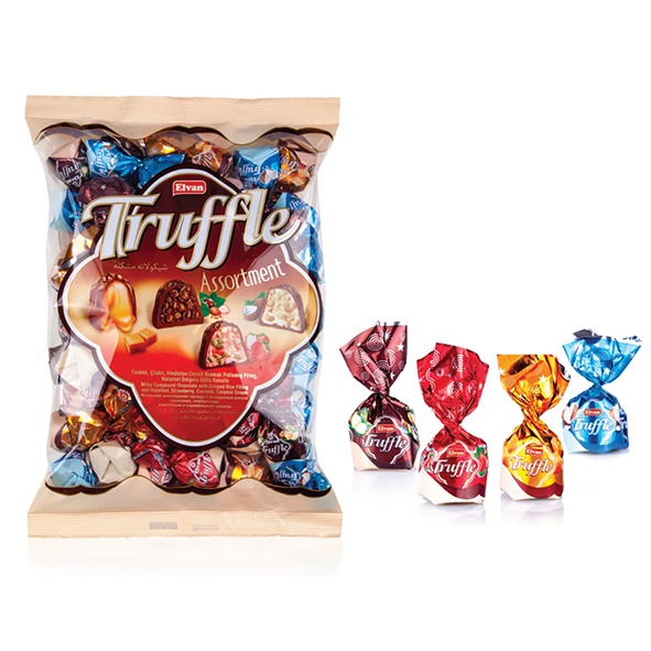 

( HOKKY ) ELVAN TRUFFLE CHOCOLATE 400gr ASSORTED CARAMEL COCONUT HAZELNUT STRAWBERRY COKLAT TURKI