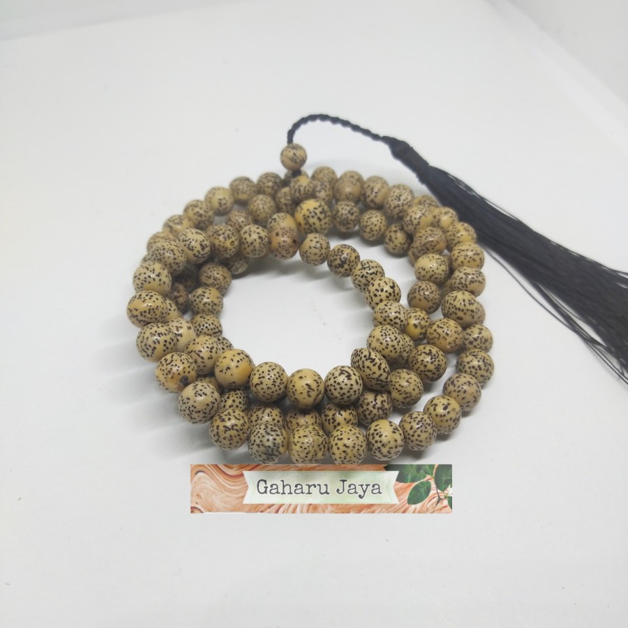 TERMURAH tasbih Buddha atau Muslim biji rotan 8mm kualitas original super asli biji rotan