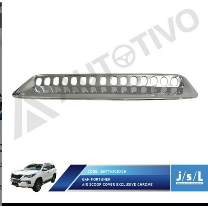 air flow cover model exclusive chrome jsl grand fortuner 2012 up