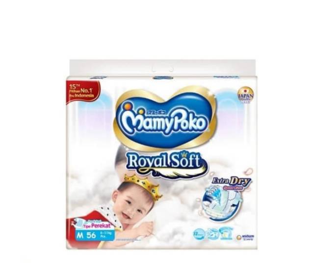 Mamypoko Royal Soft Tape S60 / M56 / L48 / XL40 / XXL32