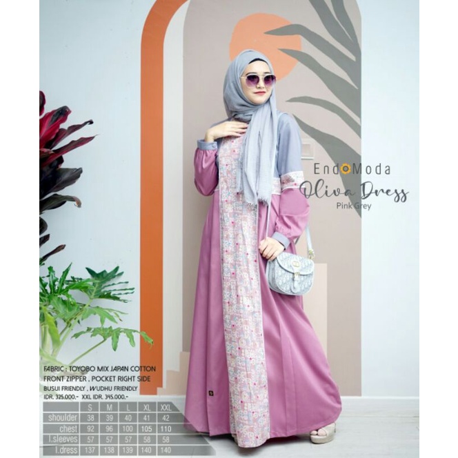 GAMIS OLIVIA /GAMIS BY ENDOMODA TERBARU 2022