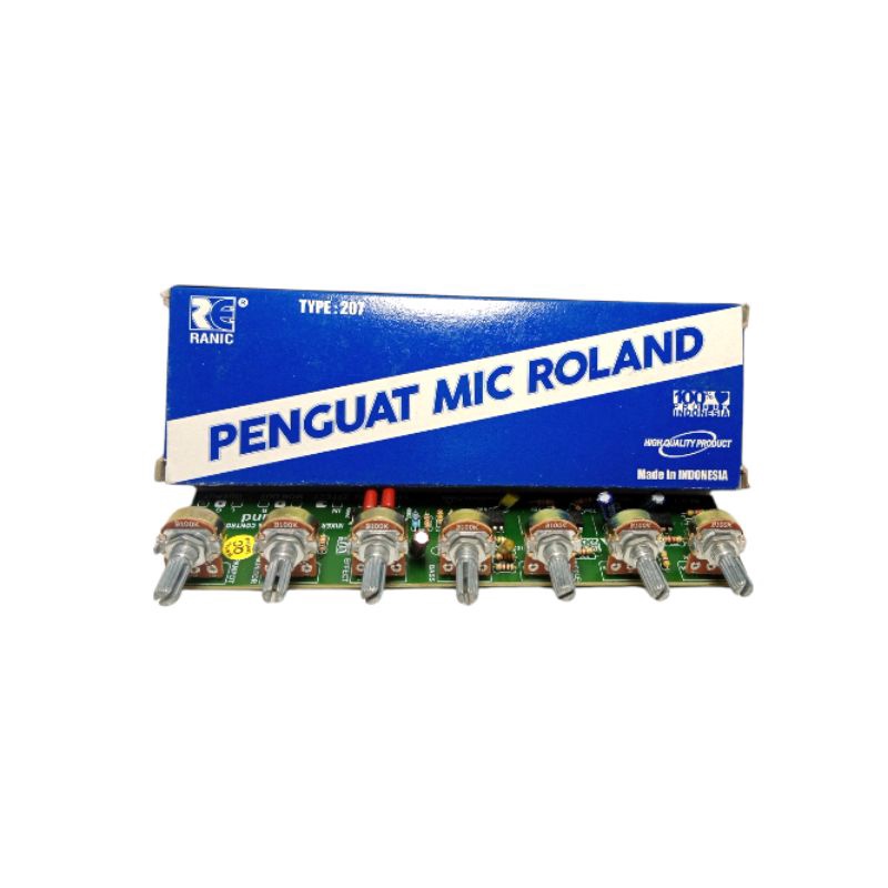 penguat mic roland 7 potensio