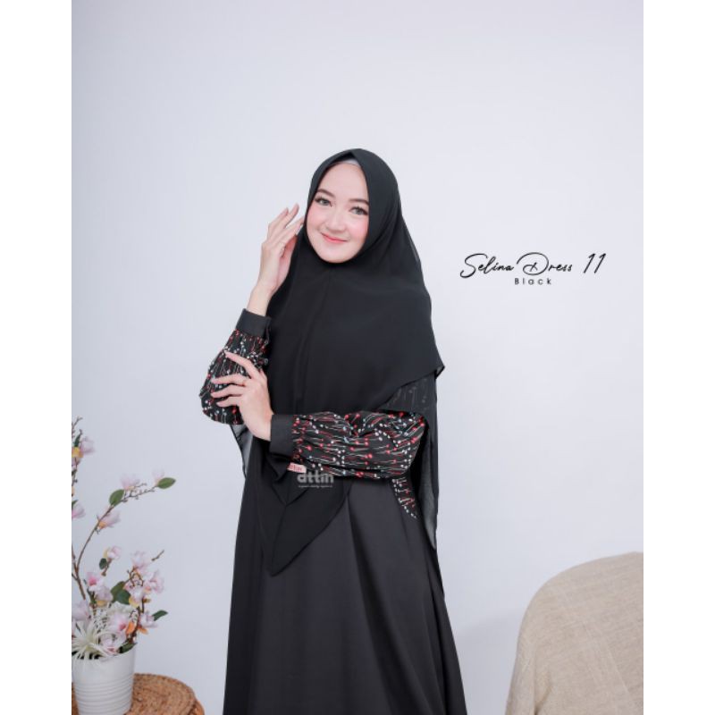 GAMIS DEWASA MODEL TERBARU MURAH SELINA DRESS BY ATTIN
