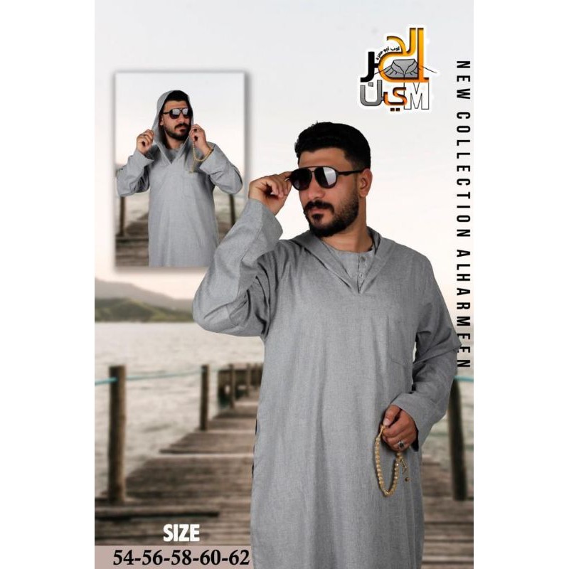 GAMIS JUBAH AL-HARAMAIN MESIR ORIGINAL