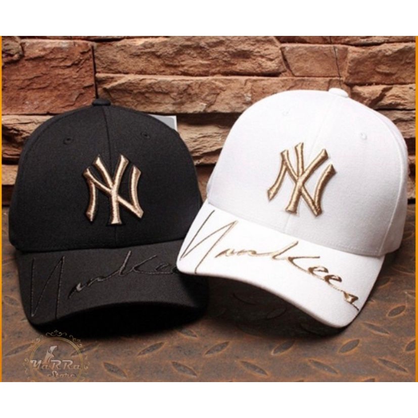 (bisa cod)New Petir Bordir NY Topi Baseball Cap Korean Version