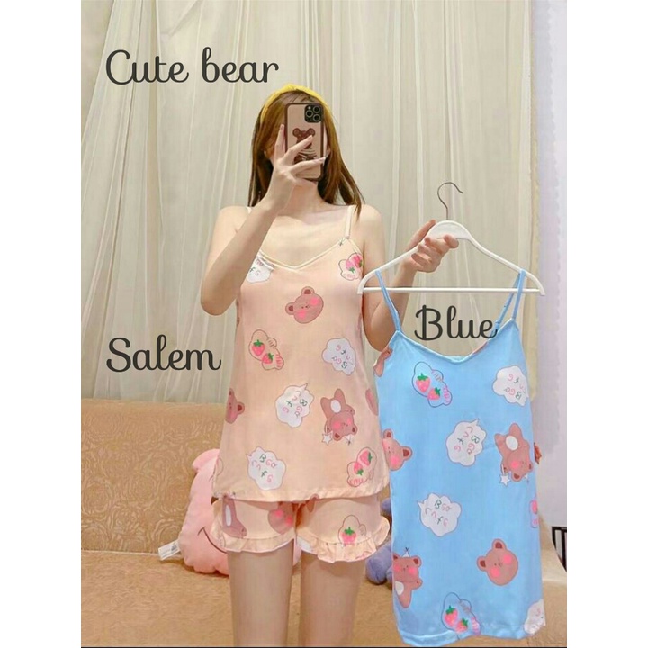 RAINBOW - BAJU TIDUR DEWASA HP IMPORT SEXY SINGLET MOTIF PART 2