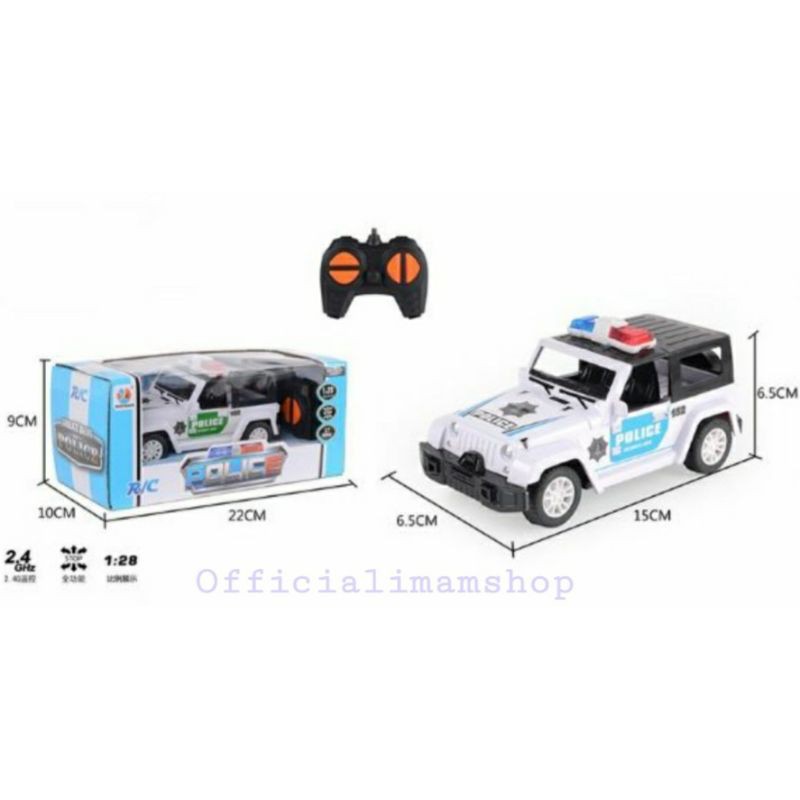 Mobil police remote control/mobil jeep polisi remot control