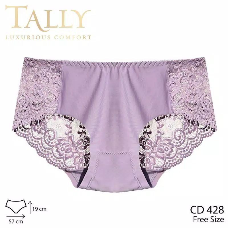 TALLY CD Seamless brokat lembut 428 Lace panties collection original