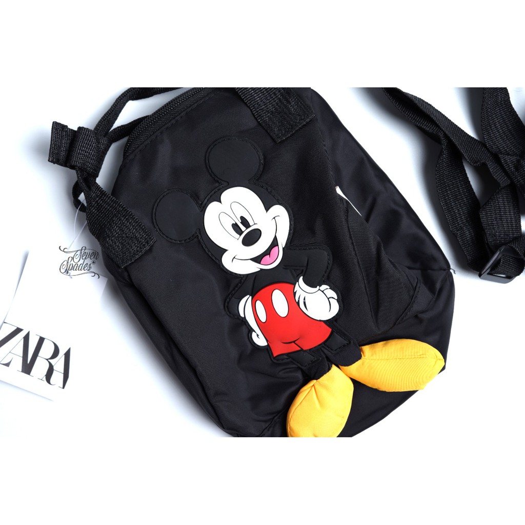 slingbag zara mickey mouse import pouch Waistbag