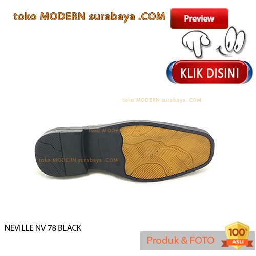 NEVILLE NV 78 BLACK sepatu pria sepatu pantofel  casual slip on