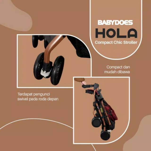 Stroller Babydoes Olla / Stroller Babydoes Olla+ / Kereta Bayi