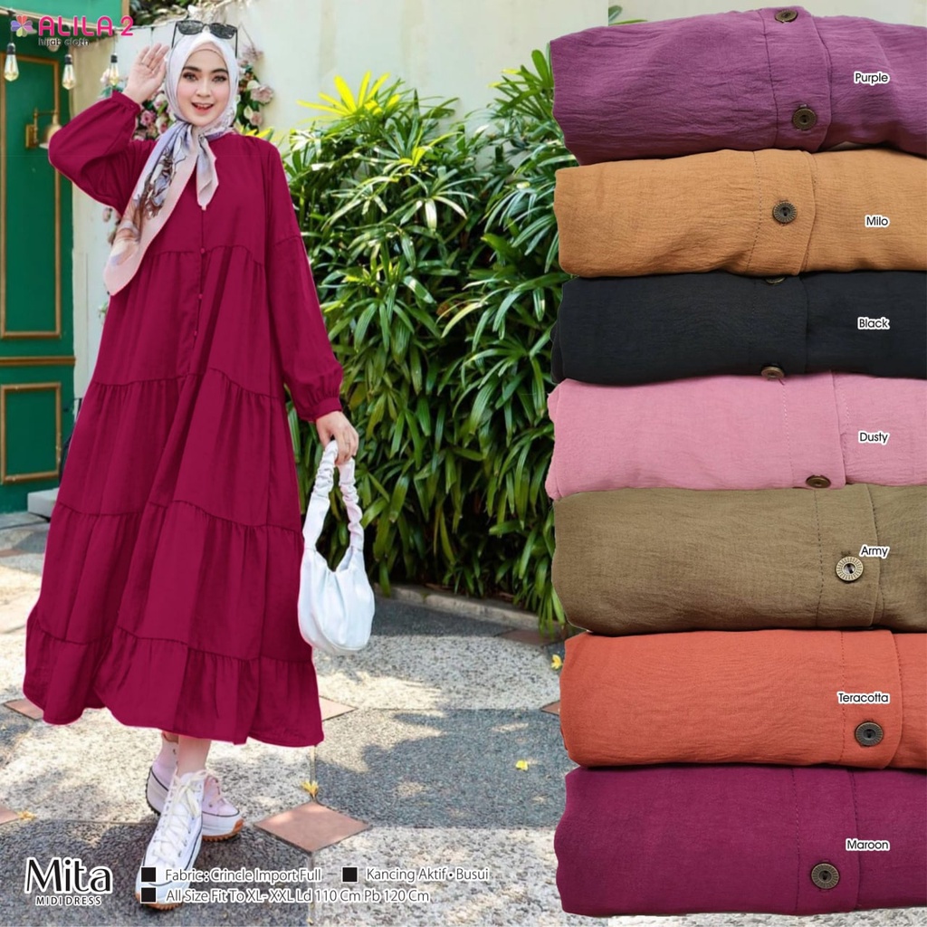 [COD] MITA MIDI DRESS | ALILA 2