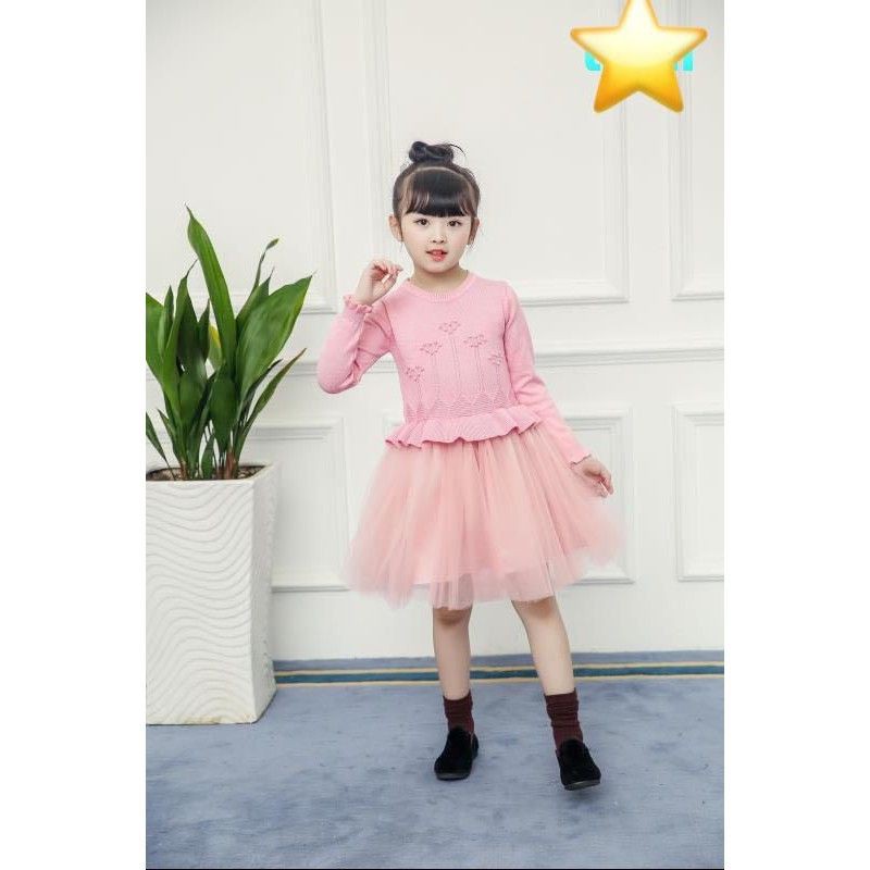 DRESS RAJUT LILAC PREMIUM IMPORT