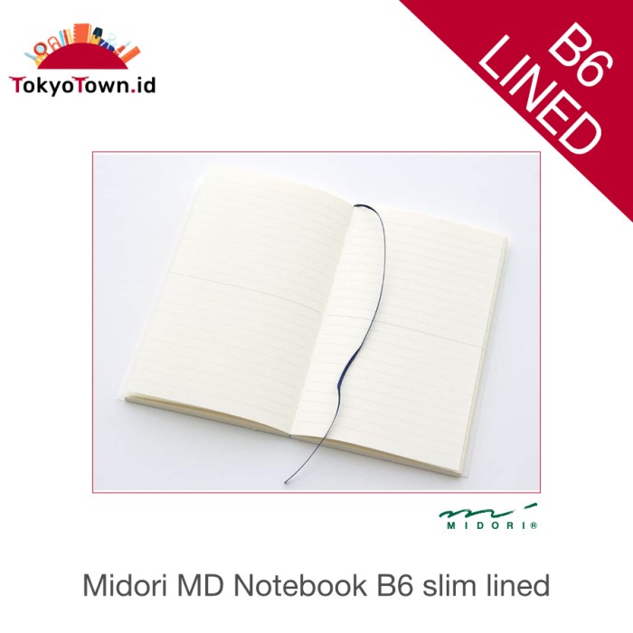 

Promo Midori Md Notebook Journal B6 Slim Lined Ruled Hot Sale