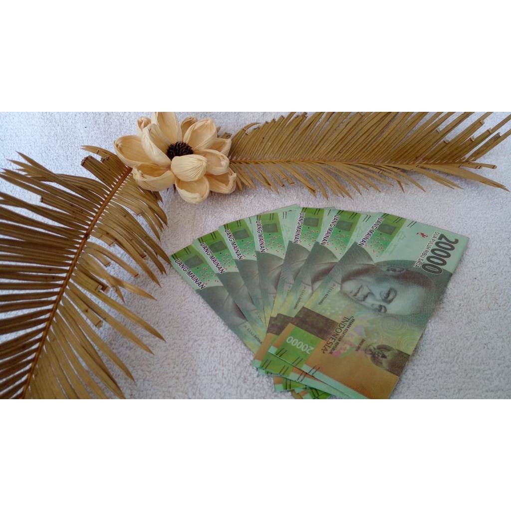 BEST PRODUK,MAHAR PERNIKAHAN,UANG MAINAN PECAHAN 20.000 UNIK DAN ISTIMEWA