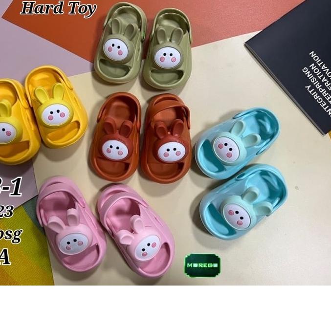 [] sendal let rabbit, astronot dan cat anak cewek dan cowok lucu empuk import Morego 213
