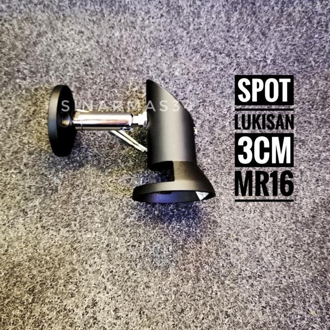 Buruan beli] Lampu Spotlight Etalase Lampu Lukisan Dinding Lampu Pameran Spot MR16