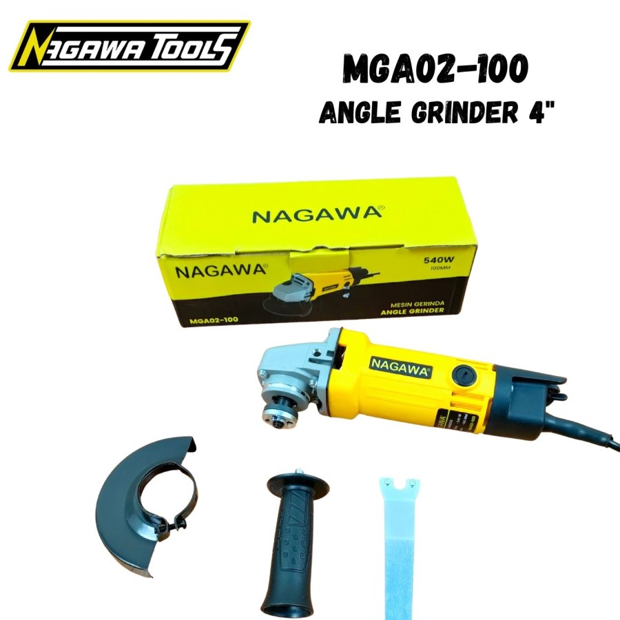 NAGAWA MGA02-100 mesin gerinda tangan angle grinder 4 inch