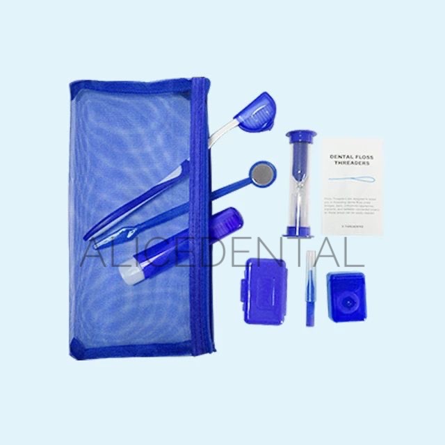 Orthodontic kit dental ortho kit cleaning set travel travelling jaring paket sikat gigi behel kawat gigi lengkap orthokit