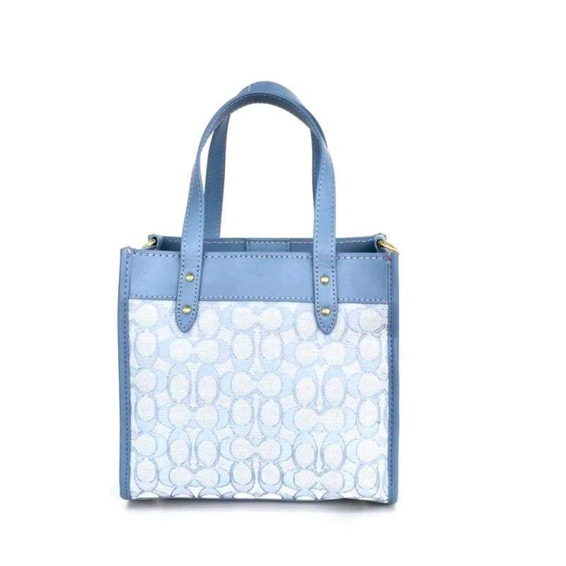 Coach Field Tote 22 In Signature Jacquard (C3865)