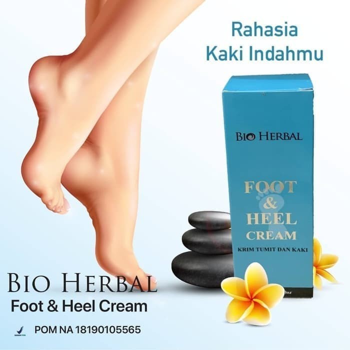 Bio Herbal Foot &amp; Heel Cream / Foot Cream Kaki Pecah Pecah, Kapalan Dan Kering Penghalus Tumit Kaki Ampuh Original BPOM