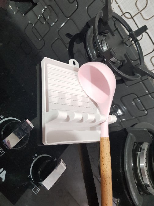 Tempat Tatakan Spatula Sutil Rak Wadah Alas Sutil Spatula Holder Tutup Panci Peralatan Masak Hp883m