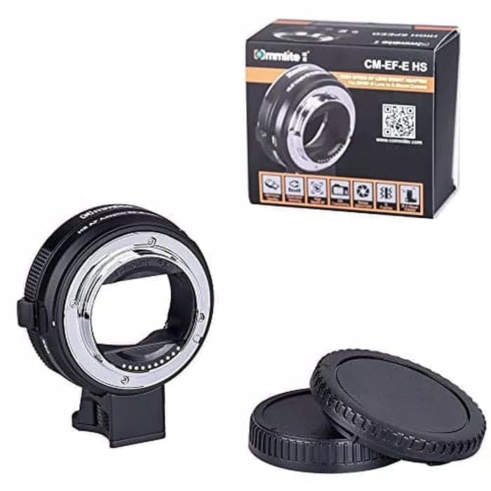 Commlite EF/EF-S Mount Lens to E-Mount Camera Adapter CM-EF-E HS