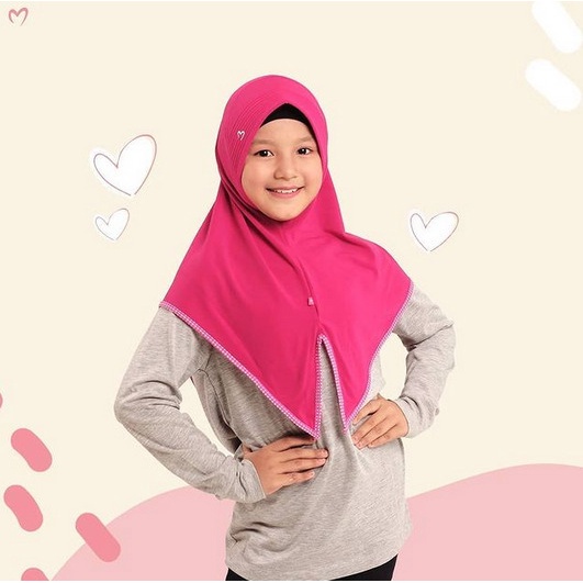 Jilbab Instan Anak Pasmira Princess 1 L - Kerudung Hijab Pasmira Kids