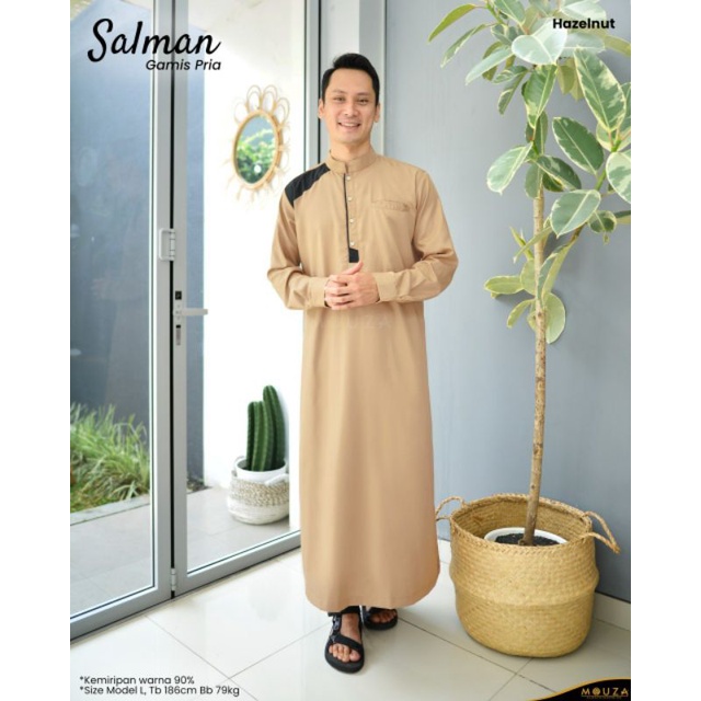 [Puby] SALMAN GAMIS PRIA BY MOUZA | JUBAH LAKI-LAKI | GAMIS PRIA COUPLE