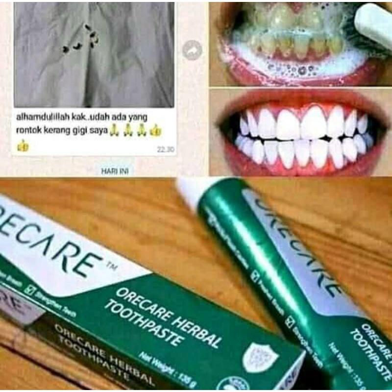 ODOL ORECARE PEMUTIH GIGI PEMBERSIH KARANG GIGI