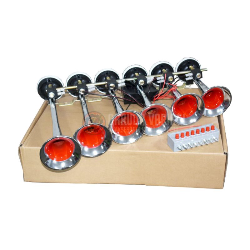 Jual Klakson Telolet 6 Corong / Klakson Mobil Klakson Truck | Shopee ...