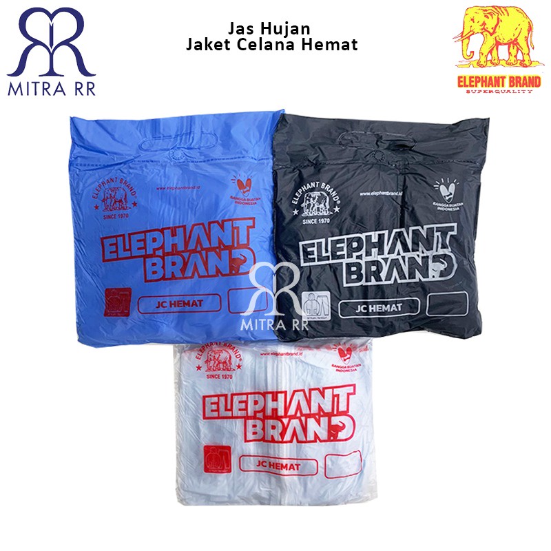 Jas Hujan Jaket Celana Hemat Jas Hujan Stelan Elephant Brand Rainsuit Murah