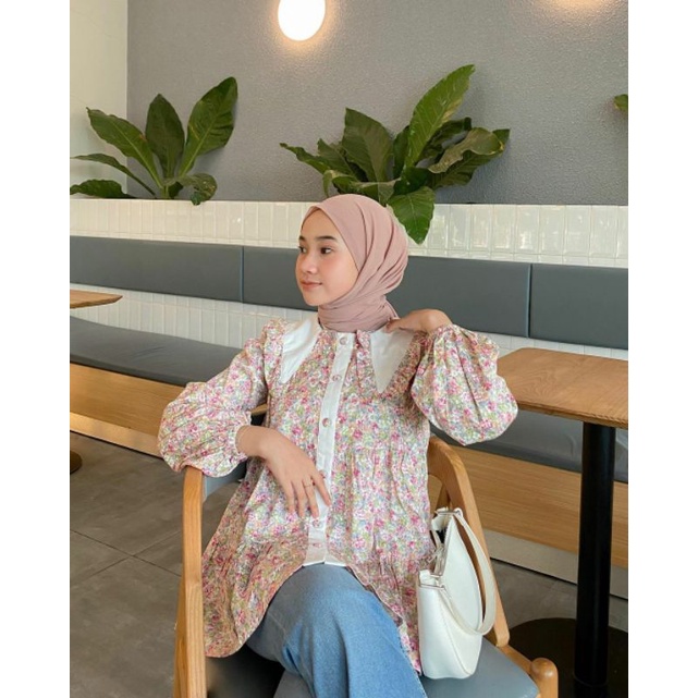 CYRA TOP / ATASAN MOTIF BUNGA