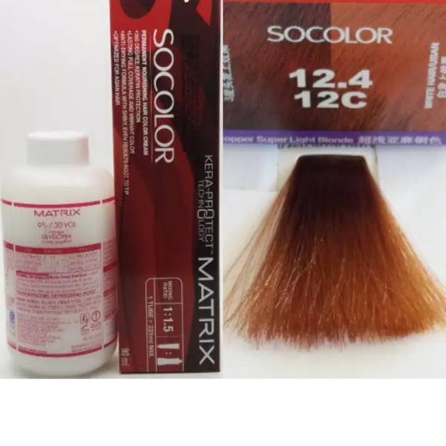 90 ML Matrix  Socolor 12 4 12C Cat  Matrix  Cat  Rambut  