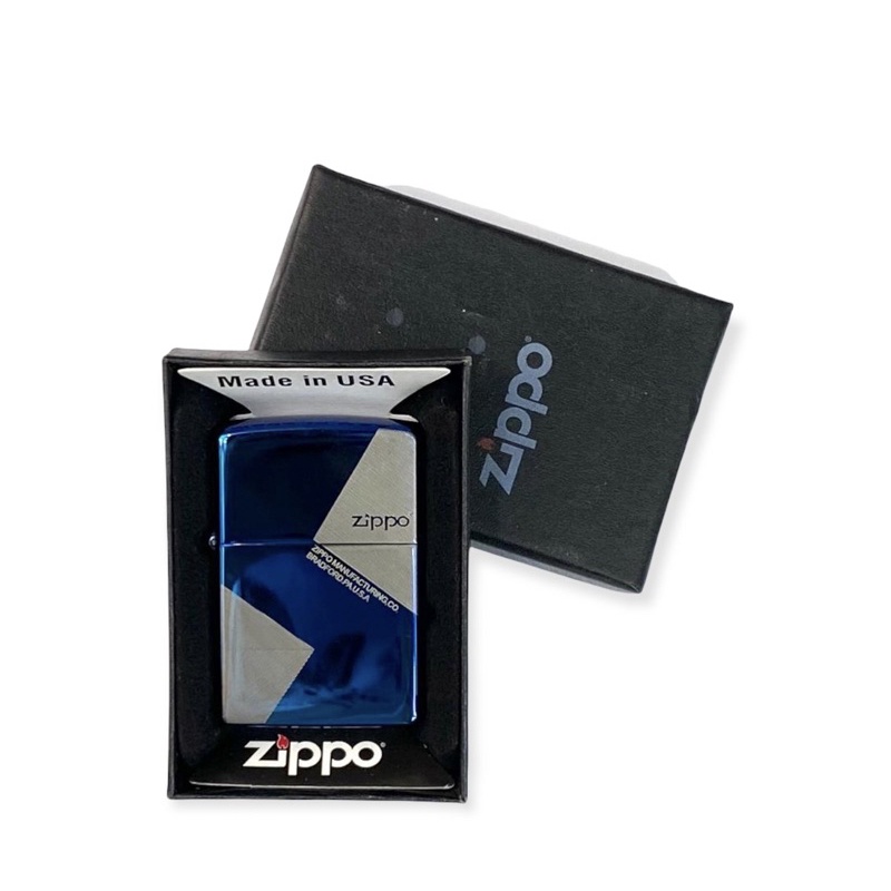 KOREK ZIPPO BLUE ICE MOTIF KEREN / ZIPPO ANTIK ELEGAN