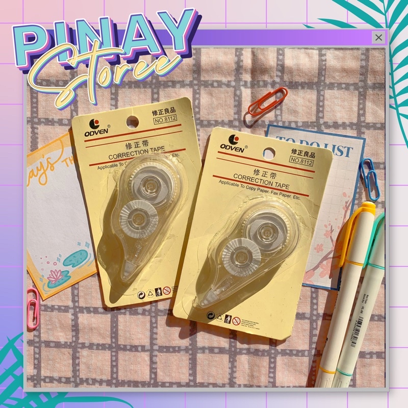 Correction Tape/Stipo/Tipe-X Bening Aesthetic MUJI STYLE